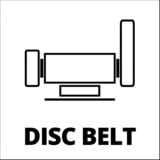 EINHELL Levigatrice a nastro da banco TC-US 350, Smerigliatrici da banco rosso/Nero