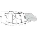 Easy Camp Reine 120506, Tenda grigio scuro/Grigio chiaro