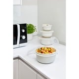 Emsa 459061200 recipiente per cibo Bianco 3 pz, Casella bianco, Bianco, Germania, 190 mm, 200 mm, 250 mm, 370 g