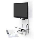 Ergotron StyleView Sollevamento Verticale Seduto-In Piedi, Supporto bianco