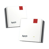 FRITZ! Set 1700 confezione da 2, Ripetitore bianco/grigio, Rosso, Bianco, Interno, Sistema Mesh, Sistema, Dual-band (2.4 GHz/5 GHz), Wi-Fi 7 (802.11be)