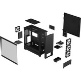 Fractal Design Pop XL Air Tower Nero, Torre grande telaio Nero, Tower, PC, Nero, ATX, EATX, micro ATX, Mini-ITX, Acciaio, Vetro temperato, Multi