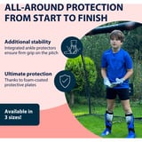 HUDORA Parastinchi con protezione per la caviglia, Accessori rosso