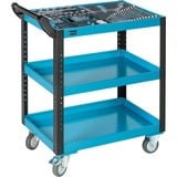 Hazet 167-3, Carrelli per attrezzi blu/Nero