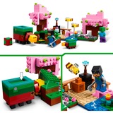 LEGO Minecraft Il giardino del ciliegio in fiore, Giochi di costruzione Set da costruzione, 8 anno/i, Plastica, 304 pz, 386 g