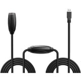 Lindy 43156 cavo USB USB 3.2 Gen 1 (3.1 Gen 1) 10 m USB A 5 Gbit/s Nero, Cavo di prolunga Nero, 10 m, USB A, USB A, USB 3.2 Gen 1 (3.1 Gen 1), 5 Gbit/s, Nero