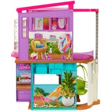 Mattel Casa di Malibu (106 cm) playset casa delle bambole con 2 piani, 6 stanze, ascensore altalena e più di 30 pezzi, Giocattolo per Bambini 3+ Anni 6 stanze, ascensore altalena e più di 30 pezzi, Giocattolo per Bambini 3+ Anni, 3 anno/i, Assemblaggio necessario