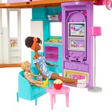 Mattel Casa di Malibu (106 cm) playset casa delle bambole con 2 piani, 6 stanze, ascensore altalena e più di 30 pezzi, Giocattolo per Bambini 3+ Anni 6 stanze, ascensore altalena e più di 30 pezzi, Giocattolo per Bambini 3+ Anni, 3 anno/i, Assemblaggio necessario