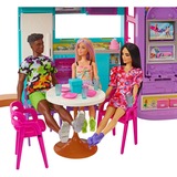 Mattel Casa di Malibu (106 cm) playset casa delle bambole con 2 piani, 6 stanze, ascensore altalena e più di 30 pezzi, Giocattolo per Bambini 3+ Anni 6 stanze, ascensore altalena e più di 30 pezzi, Giocattolo per Bambini 3+ Anni, 3 anno/i, Assemblaggio necessario