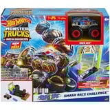 Mattel Monster Trucks HNB89 veicolo giocattolo, Ippodromo Set monster truck e pista, 4 anno/i, Metallo, Multicolore