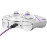 PDP 052-002-WH periferica di gioco Viola, Bianco RF/USB Gamepad Analogico/Digitale PC, PlayStation 4, PlayStation 5 bianco, Gamepad, PC, PlayStation 4, PlayStation 5, D-pad, Analogico/Digitale, 5 ms, Con cavo e senza cavo
