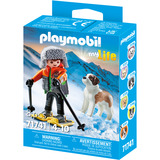 PLAYMOBIL My Life Escursionista con San Bernardo, Giochi di costruzione 