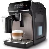 Philips Series 2200 EP2235/40 Macchina da caffè automatica Nero/marrone zinco, Macchina per espresso, 1,8 L, Chicchi di caffè, Macinatore integrato, 1500 W, Nero, Marrone