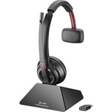 Plantronics Savi 8210 UC Cuffia Padiglione auricolare Nero Nero, Cuffia, Padiglione auricolare, Ufficio/Call center, Nero, Senza fili, 100 - 6800 Hz