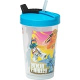 Room Copenhagen Bicchiere LEGO con cannuccia Ninjago Classic Black, Coppa Nero/Rosso