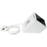 Shelly Adattatore presa per supporto bianco