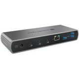 Sonnet ECHO-DK11-T4 replicatore di porte e docking station per notebook Cablato Thunderbolt 4 Nero Cablato, Thunderbolt 4, 90 W, Nero, SD, Collegamento, Potenza