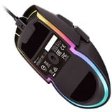 Thermaltake Argent M5 RGB mouse Ambidestro USB tipo A Ottico 16000 DPI Nero, Ambidestro, Ottico, USB tipo A, 16000 DPI, Nero