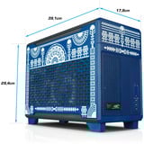 Thermaltake FTW TR100 Koralie Edition, PC Gaming blu cobalto