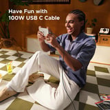 UGREEN Uno Cavo USB-C a USB-C (100W) Nero/grigio