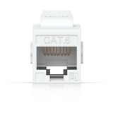 Ubiquiti Accoppiatore Keystone Cat.6, confezione da 12, Frizione bianco