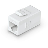Ubiquiti Accoppiatore Keystone Cat.6, confezione da 12, Frizione bianco