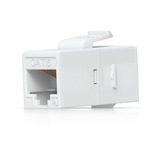 Ubiquiti Accoppiatore Keystone Cat.6, confezione da 12, Frizione bianco
