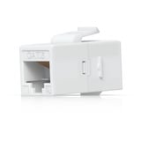 Ubiquiti UACC-Keystone-Coupler-C6, Frizione bianco