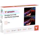 Verbatim 32403, Monitor LED Nero