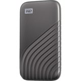 WD My Passport 2000 GB Grigio grigio, 2000 GB, USB tipo-C, 3.2 Gen 2 (3.1 Gen 2), 1050 MB/s, Protezione della password, Grigio