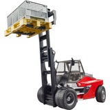 bruder Carrello elevatore Linde HT160 con pallet, Veicolo modello rosso/Nero