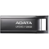 ADATA UR340 unità flash USB 128 GB USB tipo A 3.2 Gen 2 (3.1 Gen 2) Nero, Chiavetta USB nichel, 128 GB, USB tipo A, 3.2 Gen 2 (3.1 Gen 2), 100 MB/s, Cuffia, Nero