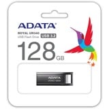 ADATA UR340 unità flash USB 128 GB USB tipo A 3.2 Gen 2 (3.1 Gen 2) Nero, Chiavetta USB nichel, 128 GB, USB tipo A, 3.2 Gen 2 (3.1 Gen 2), 100 MB/s, Cuffia, Nero