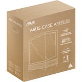 ASUS A31 Plus TG ARGB WHITE Midi Tower Bianco, Chassis Tower bianco, Midi Tower, PC, Bianco, ATX, micro ATX, Mini-ITX, Multi, 16,5 cm