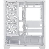 ASUS A31 Plus TG ARGB WHITE Midi Tower Bianco, Chassis Tower bianco, Midi Tower, PC, Bianco, ATX, micro ATX, Mini-ITX, Multi, 16,5 cm
