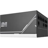 ASUS AP-850G alimentatore per computer 850 W 20+4 pin ATX ATX Nero, Bianco, Alimentatore PC bianco/Nero, 850 W, 100 - 240 V, Attivo, 110 W, 846 W, 110 W