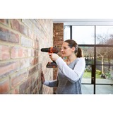 BLACK+DECKER Trapano avvitatore a percussione a batteria BDCHD18S1KA, 18 volt, Cordless Nero/Orange