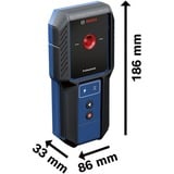 Bosch Rilevatore GMS 100-23 Professional, Dispositivo di tracciamento blu/Nero