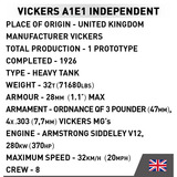 COBI Vickers A1E1 Independent, Giochi di costruzione 