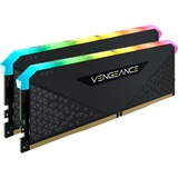 Corsair Vengeance CMG64GX4M2E3200C16 memoria 64 GB 2 x 32 GB DDR4 3200 MHz Nero, 64 GB, 2 x 32 GB, DDR4, 3200 MHz, 288-pin DIMM, Nero
