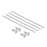 DeLOCK 66873 pezzo di pannello 1U, Patch Panel grigio, Cat6a, Grigio, Metallo, 1U, 254 mm, 100 mm