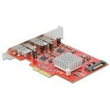 DeLOCK 89041 scheda di interfaccia e adattatore Interno USB 3.2 Gen 2 (3.1 Gen 2), Controller USB PCIe, USB 3.2 Gen 2 (3.1 Gen 2), PCIe 3.0, Passivo, 10 Gbit/s, Windows 10, Windows 8.1