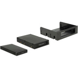 DeLOCK Telaio rimovibile 3,5″ / 5,25″ per dischi rigidi e SSD SATA da 2,5″, Inquadramento 