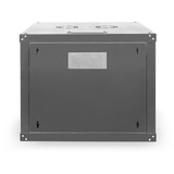 Digitus Alloggiamento a parete serie Unique - 600x600 mm (L x P) Nero, Da parete, 9U, 100 kg, Lucchetti, Griglie, 23 kg