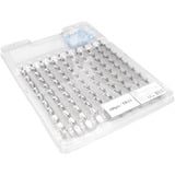 Digitus Connettori modulari per cavo rotondo, CAT 6A, schermati, 100 pezzi, Spina argento