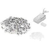 Digitus Connettori modulari per cavo rotondo, CAT 6A, schermati, 100 pezzi, Spina argento