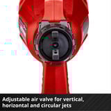 EINHELL Sistema di spruzzatura vernice a batteria Power X-Change TC-SY 18/60 Li-Solo, 18 Volt, Pistola a spruzzo rosso/Nero