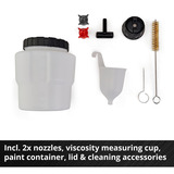 EINHELL Sistema di spruzzatura vernice a batteria Power X-Change TC-SY 18/60 Li-Solo, 18 Volt, Pistola a spruzzo rosso/Nero