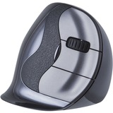 Evoluent Evoluent D Medium Wireless mouse Ufficio Mano destra RF Wireless Laser 3200 DPI Nero/Argento, Mano destra, Design verticale, Laser, RF Wireless, 3200 DPI, Nero