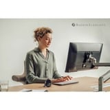 Evoluent Evoluent D Medium Wireless mouse Ufficio Mano destra RF Wireless Laser 3200 DPI Nero/Argento, Mano destra, Design verticale, Laser, RF Wireless, 3200 DPI, Nero